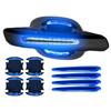 High Visibility Reflective Car Handle Protectors with Grip Texture Multipurpose Auto Door Handle 8pcs for Night Safety