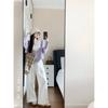 Kumikumi Sweet Style Age-Reducing Knit Women Autumn Short Pullover Sweater White Inner Wear Vest Two-piece Set