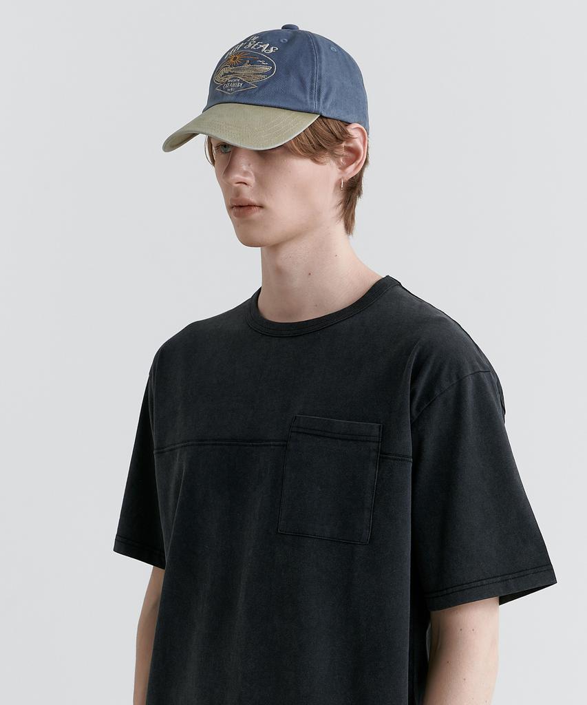 MAGOODGAN Headwear 9322 Pigment Deep Sea Blue Ball Cap