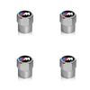 For BMW   E34 E394Pcs Car Wheel Tire Valve Caps Air Stem Covers Accessories For BMW M  E46 E39 E70 F10 F20 F30 X5 X6 X1 M3 M5 M6 E71 F01 F02 F87