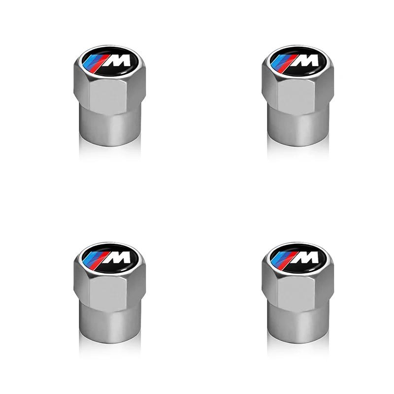 For BMW E34 E394Pcs Car Wheel Tire Valve Caps Air Stem Covers Accessories For BMW M E46 E39 E70 F10 F20 F30 X5 X6 X1 M3 M5 M6 E71 F01 F02 F87