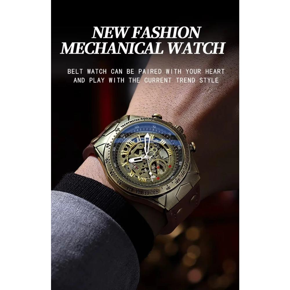 UTHAI M27 Retro Fashion Men's Watch Fashion Leisure Fully Automatic Mechanical Machine Watch Business Clock Gift
