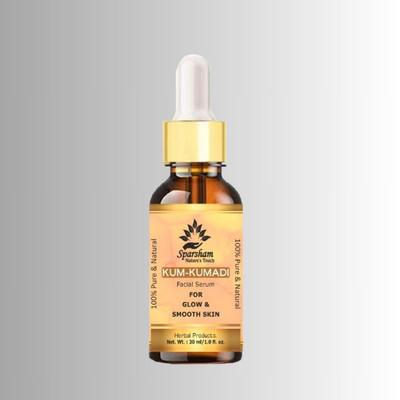 Sparsham Kumkumdi Face Serum For Men Womem | For Brighter & Glowing Skin | All Skin Types Helps Reduce Dark Spots & Pigmentation 30ML (Pack of 1)