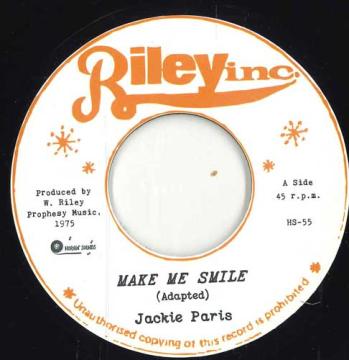 

7inch Record JACKIE PARIS - Make Me Smile / Version HS55 Riley Inc EU 2025 Europe Reggae, Ska & Dub