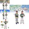 Adorable Kids Buzz Lightyear Cosplay Costume Soft Cotton Outfit For Halloween Parties