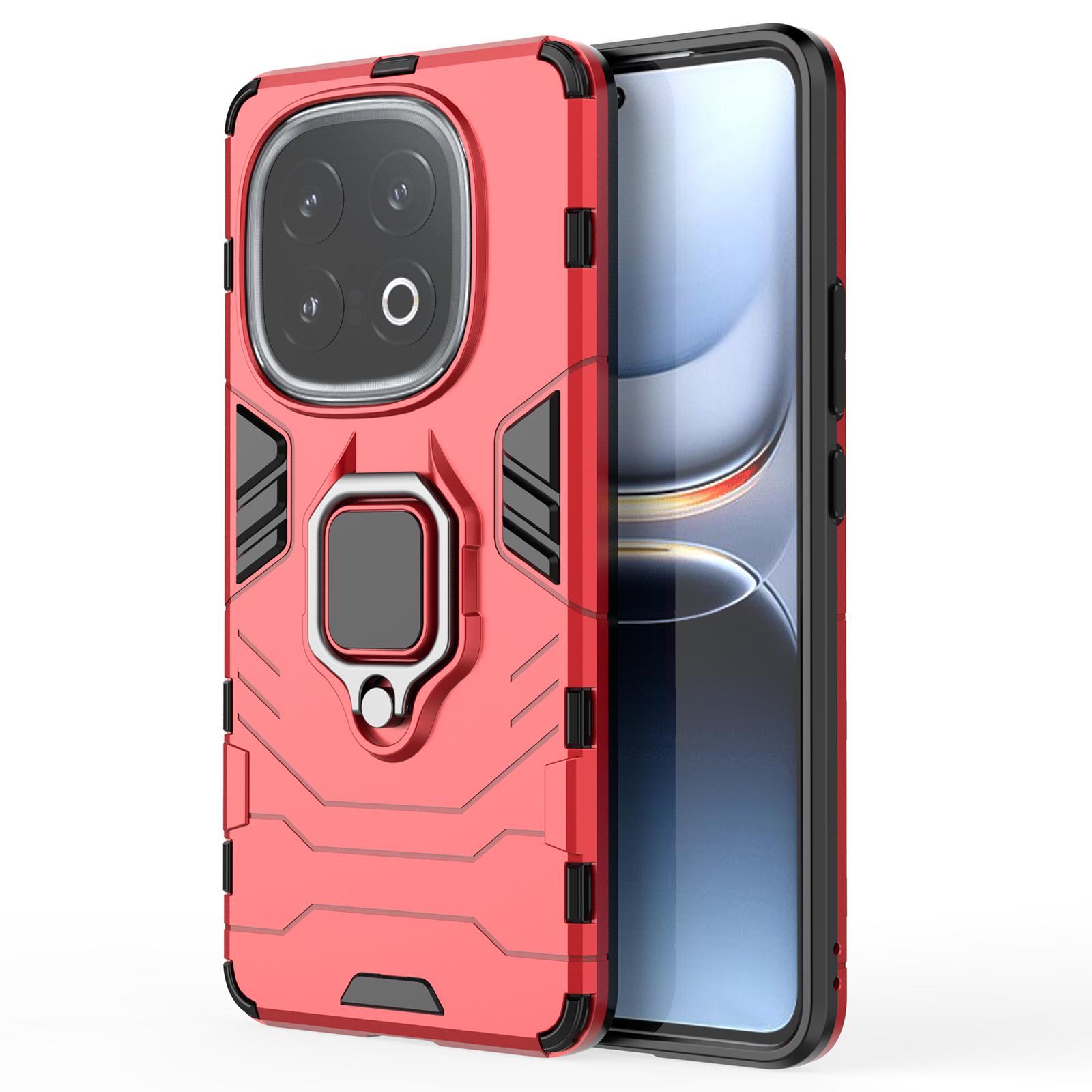 

Чехол для vivo iQOO 13 5G, защитный чехол для телефона из ПК+ТПУ с кольцом-подставкой A