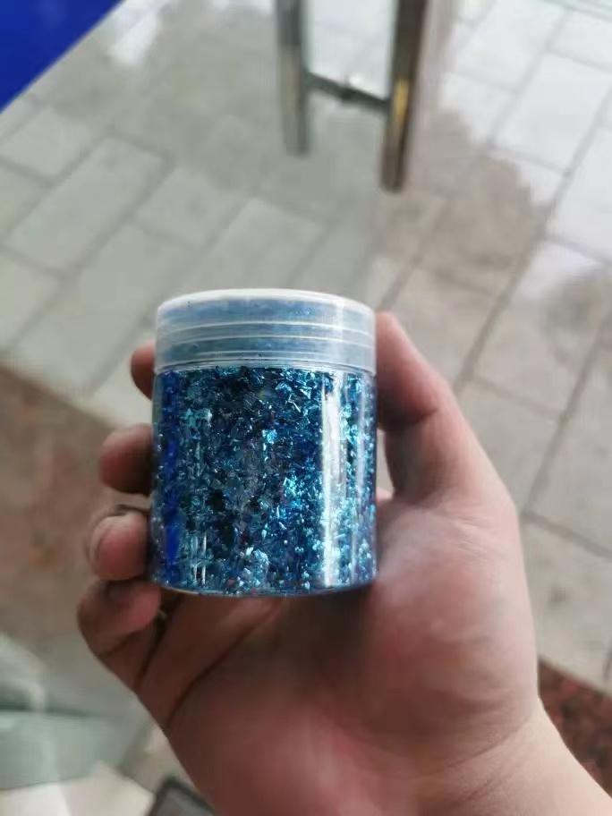 4g Colorful Carbon Fiber Chopped Strand Forging Color Plastic Pieces Plastic Pieces