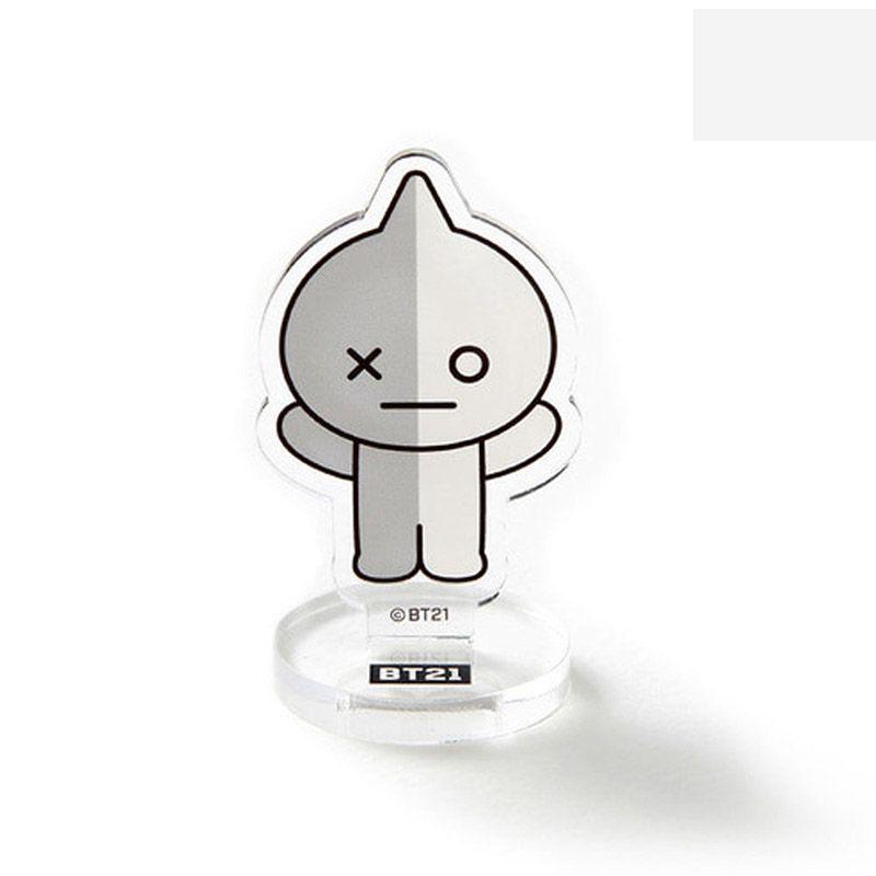 Kpop Bts Bt21 Cute Standee Action Figure Doll Van Acrylic Standing Decor Table