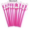 10Pcs Cuticolor Penis Straws Bride Shower Sexy Hen Night Willy Drinking Penis for Bar Bachelorette Party  Novelty Nude Straw