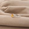 Natural Citrine Gemstone 925 Sterling Silver Jewelry Pretty Ring For Your Love CZR-16-2