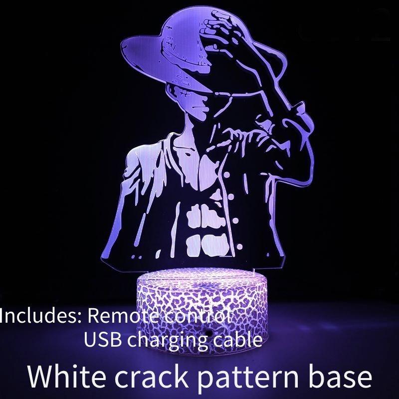 Unique Series Acrylic Night Light With Remote Control Touch Activation Features