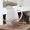 Officially Imported Costa Nova Brisa Pitcher, GOZ201W, Large Capacity, Approx. 1.76L, Microwave and Dishwasher Safe, White