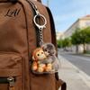 Durable Keychain Charm 2Pcs Punch Monkey Key Chain Pendant Exquisite Workmanship Wear-Resistant