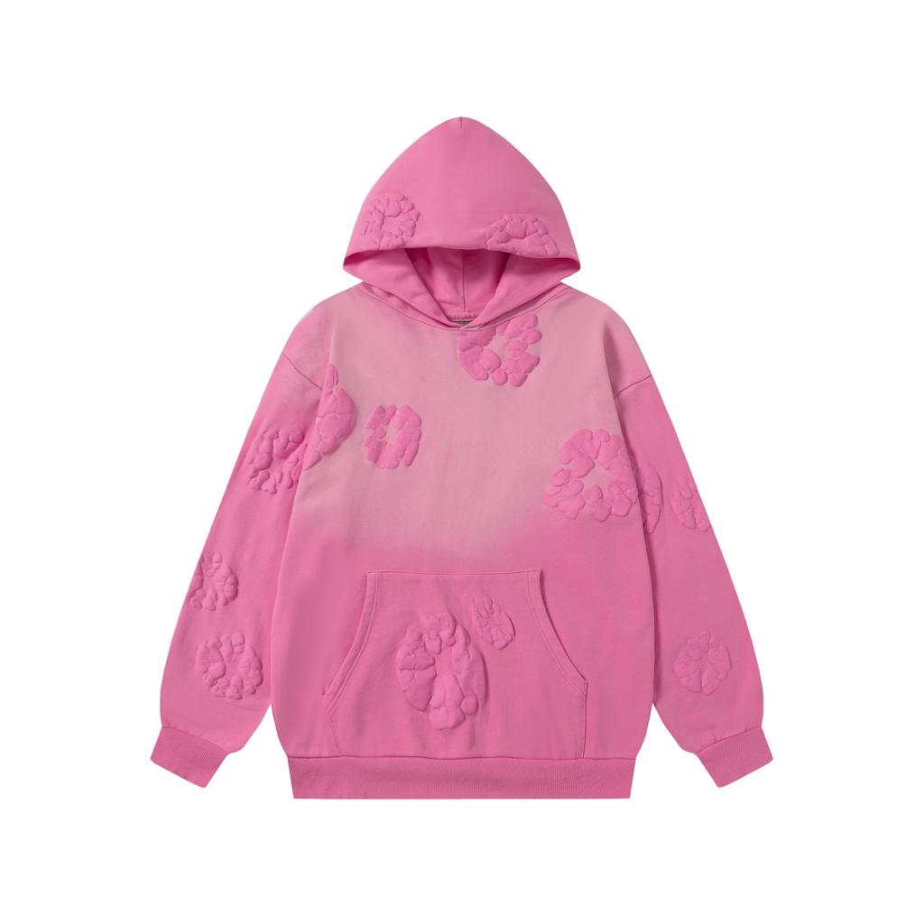 DRIPX Nueva Moda Sudadera con Capucha Estampada de Algodón Espumado, Moda Europea y Americana Sudadera Deportiva para Hombre