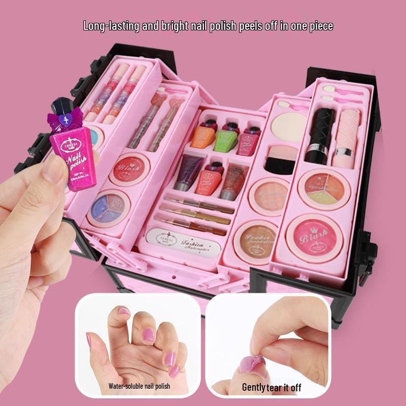Dollysa Princess Makeup Set for Kids - Dress Up Gift Box for Girls