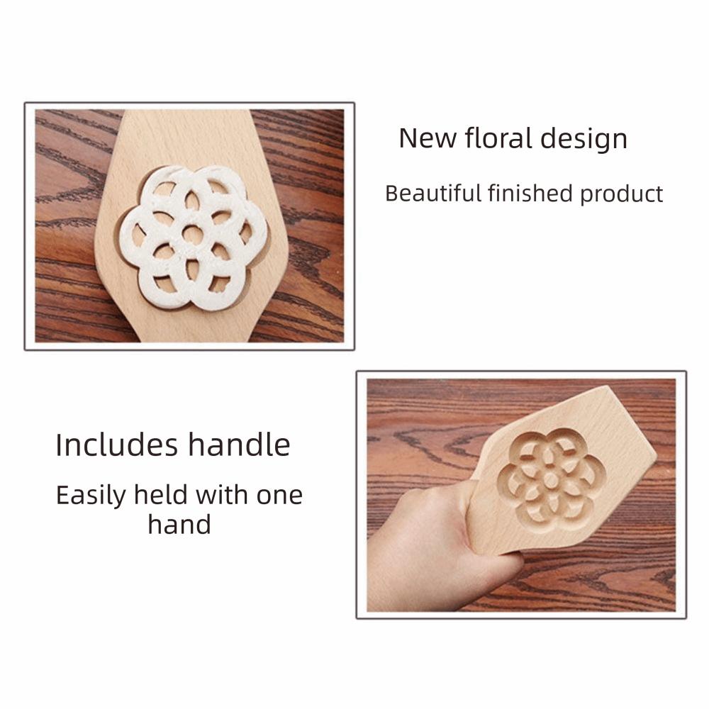 Flower Shape Sugar Ring Mold Non-stick DIY Snack Mold Practical Pastry Making Tool Home