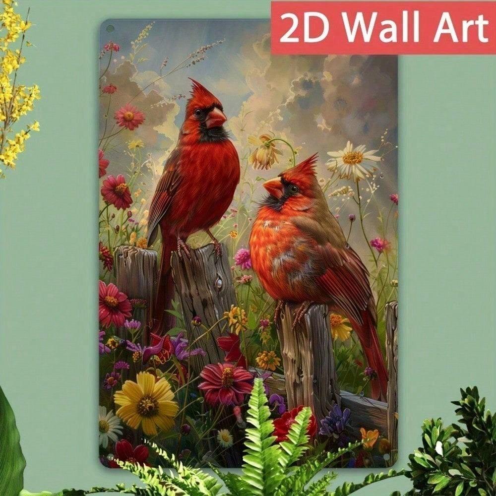 Americana Aluminum Metal Wall Art 12x8 Inch 2D Sign With Pre-Drilled Holes Windproof Indoor Outdoor Decor