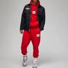 Jordan Alphabet-Aufnäher Zip-Up Stehkragen Arbeitsjacke Herren Oberbekleidung Schwarz DX0599-010