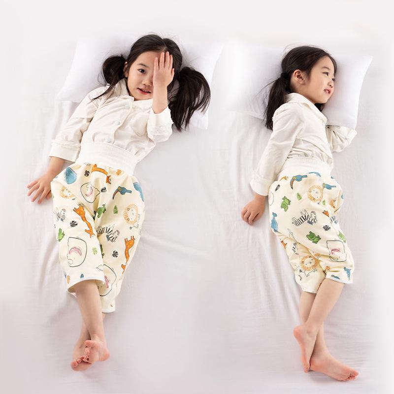 Children's Waterproof Training Diaper Pants - Washable Cotton Nighttime Protection