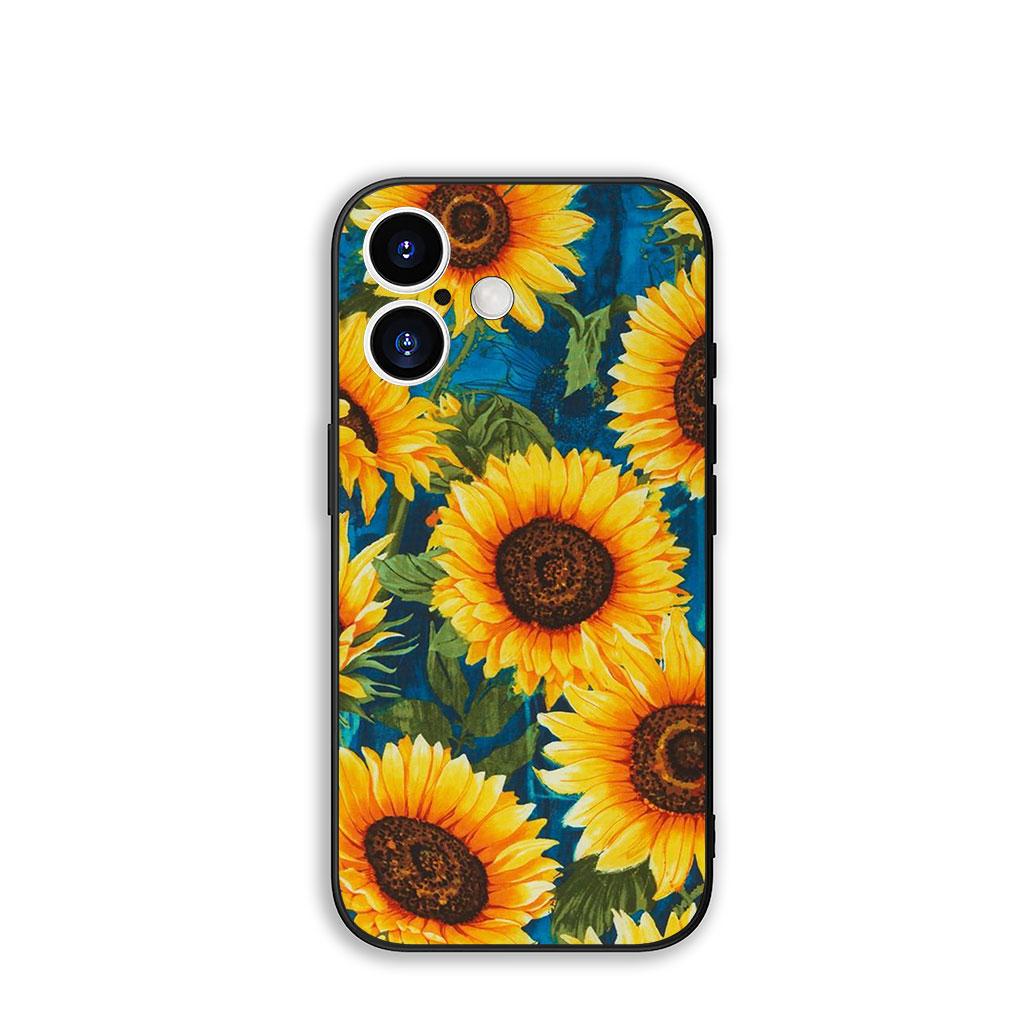 for Xiaomi Redmi Note 14 12 13 ProPlus A3 Pro Plus 12C 13C 14C 5G Phone Cover Case Sunflower Flower Yellow Redmi Note 14 Pro 4G (Global)