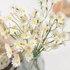 5/10Pcs Daisy Artificial Flower Bouquet Fake Flowers for Hoom Room Decor Bride Craft Gift Accessories Wedding Table Decoration