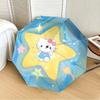 1pc Hello Kitty, Starfish Automatic Open/Close Umbrella, Lightweight Design for Everyone,Durable Canopy yy251014082