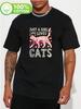 Heavyweight 100% Cotton Loose Fit Graphic Tshirt - Black ...