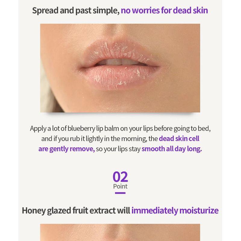 FRUDIA - Blueberry Hydrating Honey Lip Balm Tube