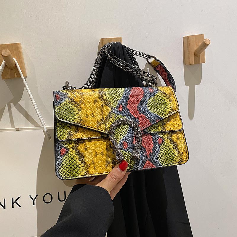 

Сумка Niche Design, женская новая сумка высокого класса, сумка-мессенджер в стиле ретро, сумка через плечо, сумка через подмышку, цепочка, сумка жёлтый