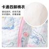 Big-eared dog joint cat clothes cartoon full print warm into kitten four-legged cotton-padded clothes dog pet clothing