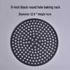 9" Non-stick Black Round Cake Mold Baking Rack
