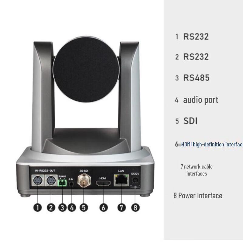 HOSODO HD Video Conference & Live Broadcast Camera with 5x Zoom (CN version)