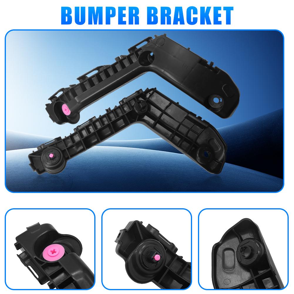 For Toyota Corolla 2017-2019 2Pcs Car Front Bumper Bracket Retainer Beam Mount Support Accessories TO1043131