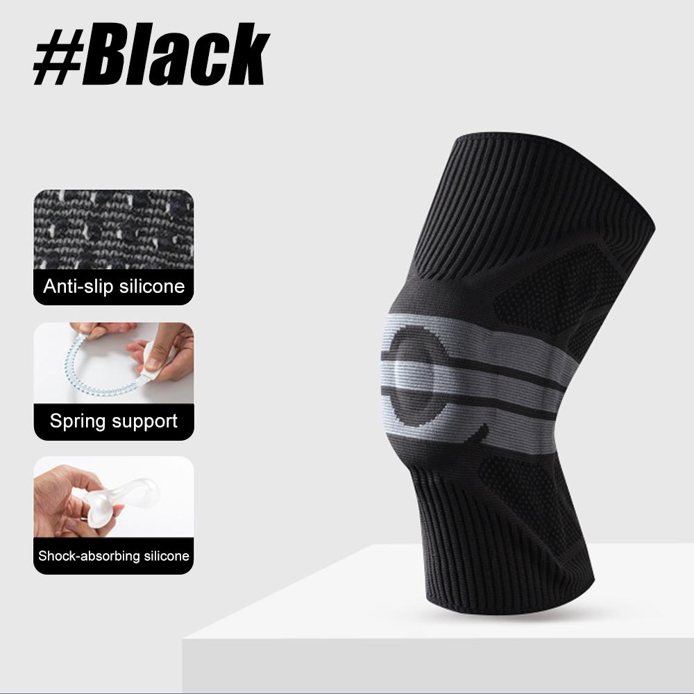1Pc Plus Size Knee Brace For Women And Men, Knee Sleeve With Patella Pad & Side Stabilizers, Compression Support For Acl/Pcl