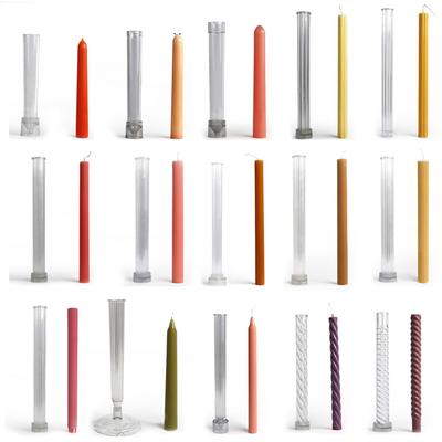 1 molde para velas, molde de PC para hacer velas, molde de plástico con forma irregular, hecho a mano, con múltiples opciones disponibles.