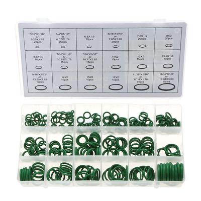 Kit Assortimento 270 pezzi Auto HNBR Sistema AC Aria Condizionata O-Ring di Tenuta Set Strumento