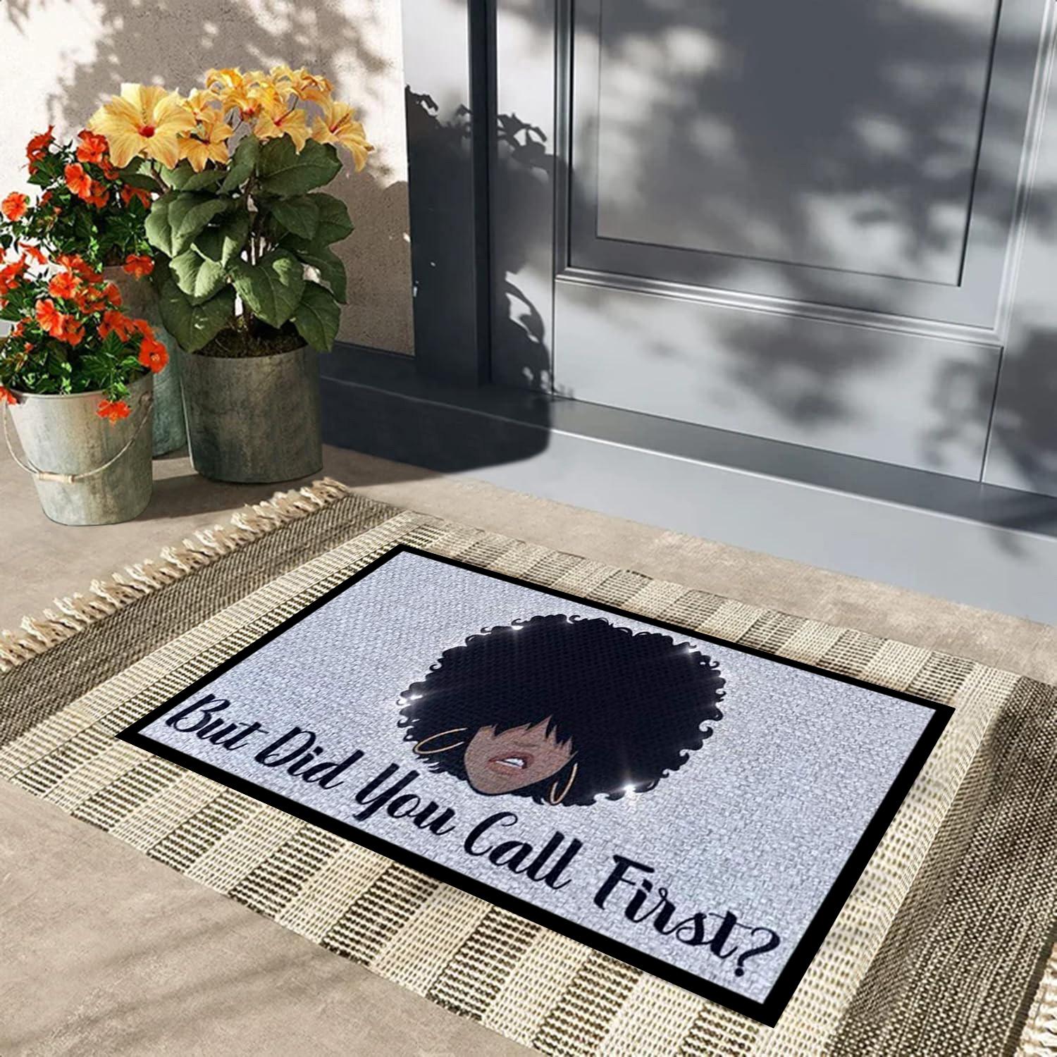 Deurmat Maar Belde Je Eerst Niet Antislip Rubberen Achterkant Buiten Entree Vloermat, Decoratieve Vloerkleden, Welkomstmat Huis Entree 90cmx60cm