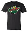 Μπλούζα με λογότυπο Minnesota Wild S-6XL Με παρακολούθηση!! Unisex T-shirt
