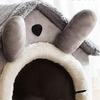 Indoor Winter Warm Cozy Kennel Tent Cat Nest Cushion Removable Basket Pet House