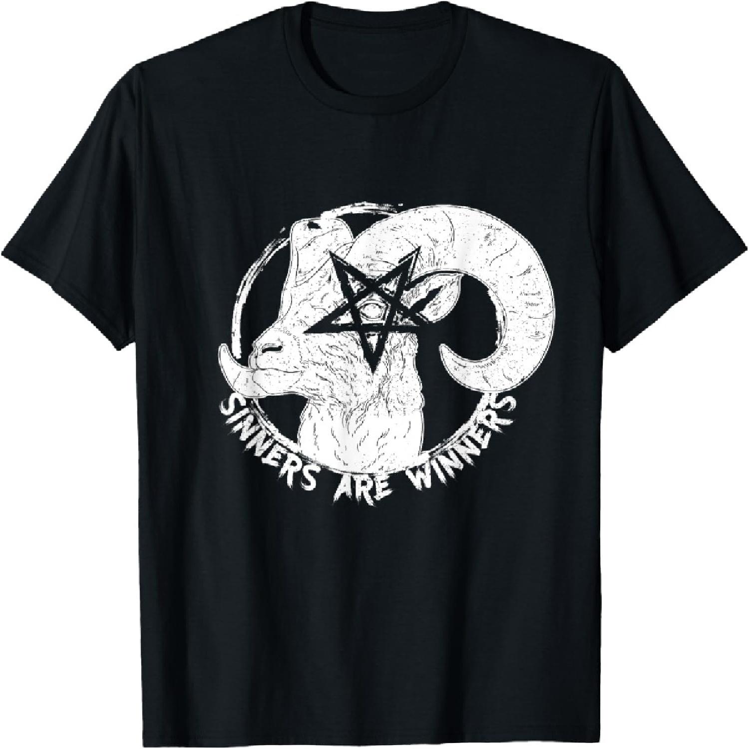 Sinners are Winners _ Funny Goth Gothic Death & Black Metal T-Shirt XXXXXL разноцветный
