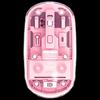 Fude Transparent Dual-Mode Wireless Mouse E618D