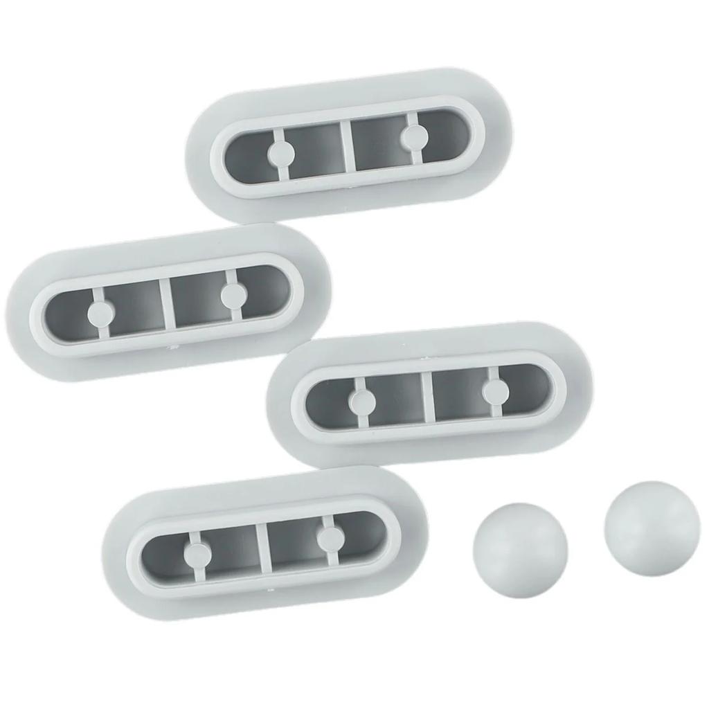 6 Stück*Toilettendeckel*Kunststoff*Rutschfest*Dichtung Toilettensitz Stoßdämpfer Kissen Gummiunterlage Abdeckung Stoßfänger Stoß Badezimmerzubehör