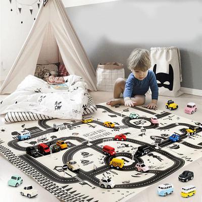 children's road map play mat
