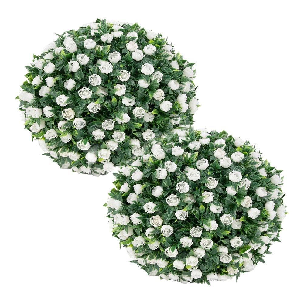 Artificial Flower Arrangement Topiary Balls Artificial Plant Balls High-Quality Synthetic Materials Indoor Outdoor Use
