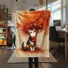 Cute Cats  Print Flannel Blanket, High Quality Comfortable for All Seasons, Home Decor, Warmth and Comfort