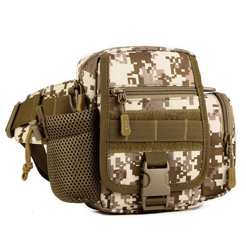 Wasserdichte Taktische Militärische Beintasche Herren Hüfttasche Gürtel Bauchtasche Oxford-Gewebe Wandern Camping Outdoor-Sportarten Reisetaschen