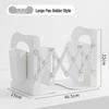 Extendable Desktop Bookshelf & Pen Holder with Foldable Book Clip