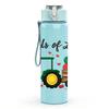 1PC Tractor Farm Harvest Scene 750ml Color Plastic Sports Water Bottle Leakproof Flip Straw Lid Suitable for Sports Office Home Use