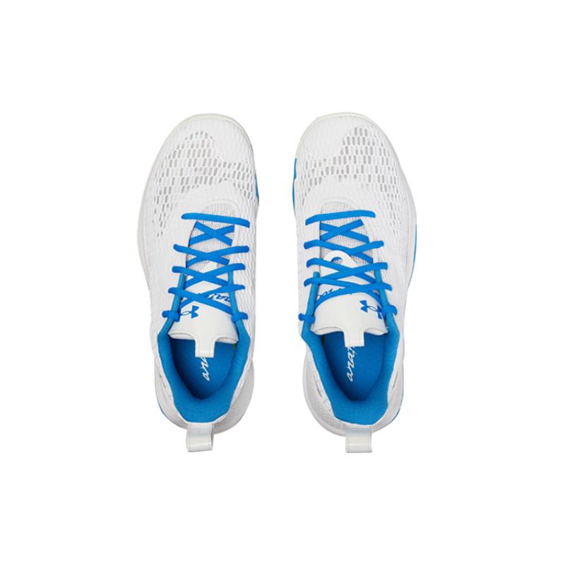 Under Armour Spawn 3 Clrshft 'White Blue' Sneakers 3024777-100
