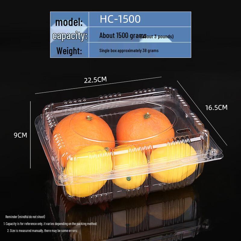 Disposable Plastic Takeout Container with Lid